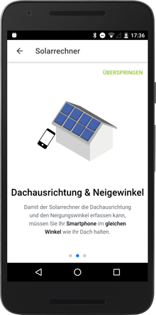 Solarrechner Mobile App 2